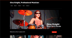 Desktop Screenshot of drumlessonsgirl.com